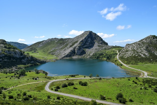 Lago de Cangas de Onís, Astúrias, Espanha