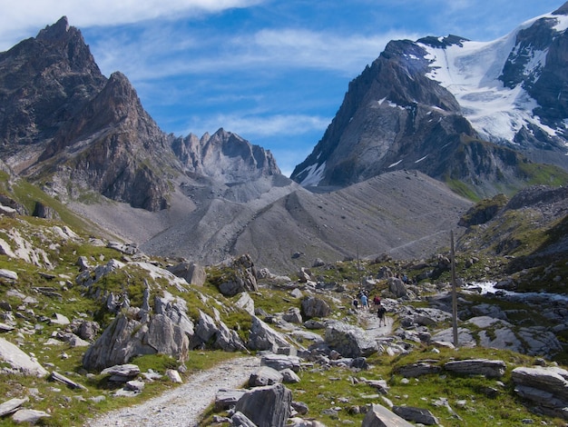 lago des vachespralognan la vanoisesavoiefrancia