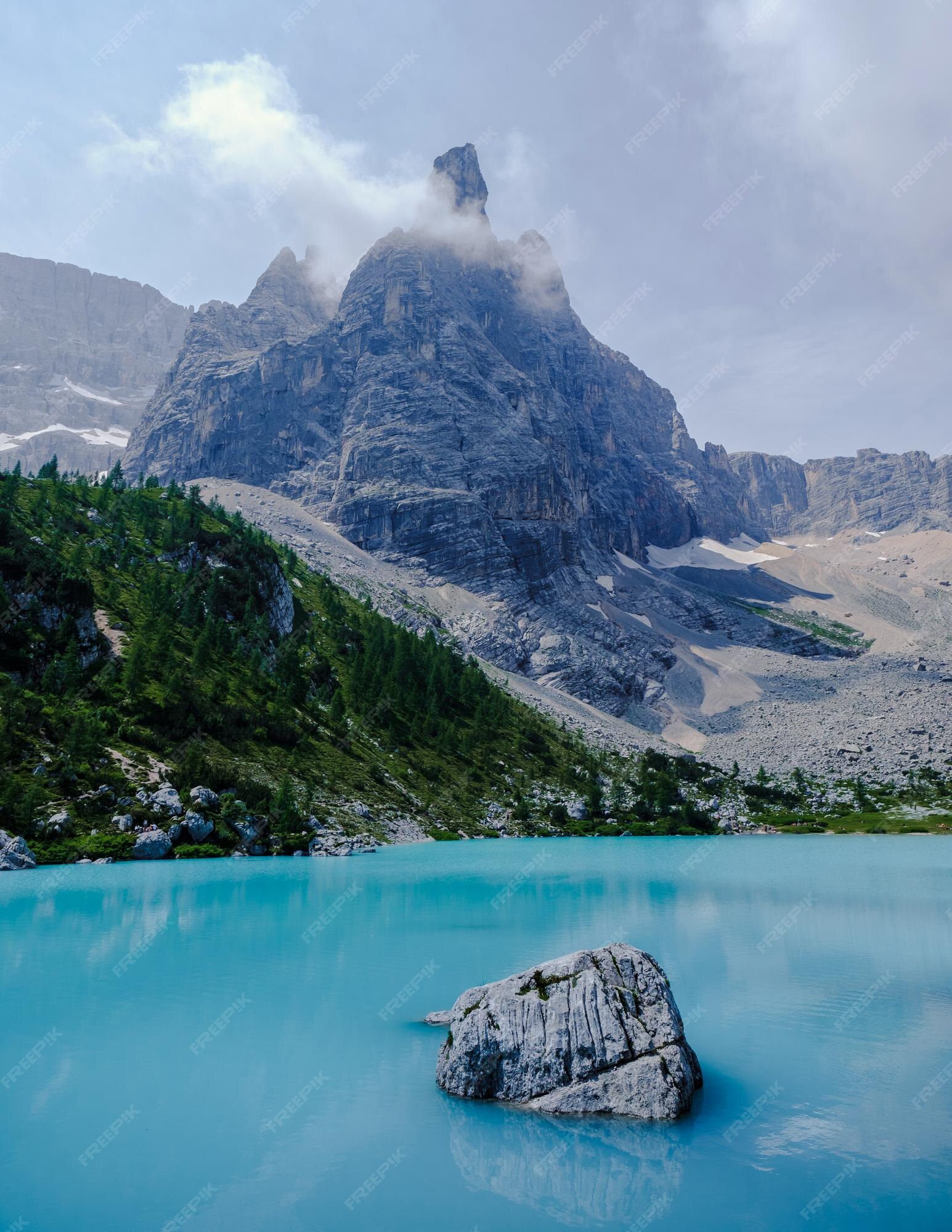 Como é a trilha até o Lago di Sorapis nas Dolomitas