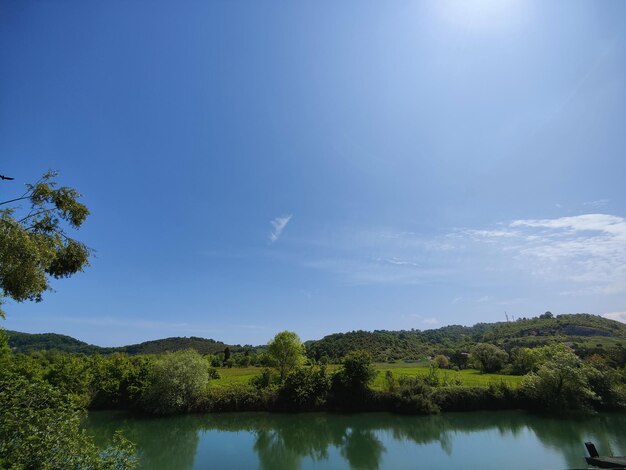 Foto lago e natureza