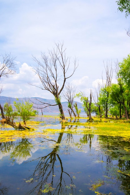 Lago Erhai em Dali Yunnan China