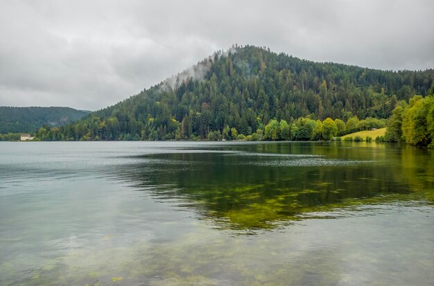 El lago de Gerardmer en Francia