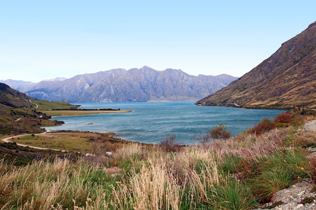 Foto lago hawea nova zelândia