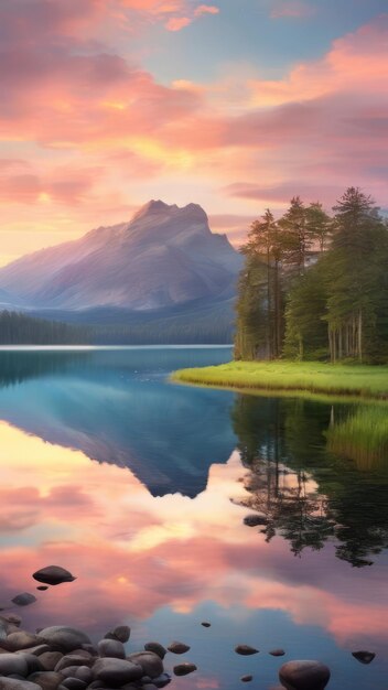 Foto el lago heart serenity