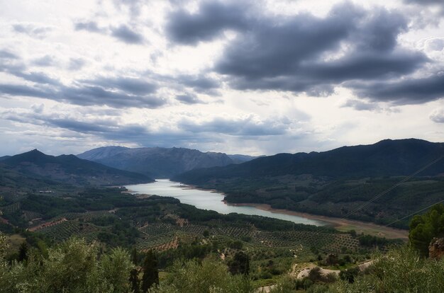 Lago en hornos del segura, jaén