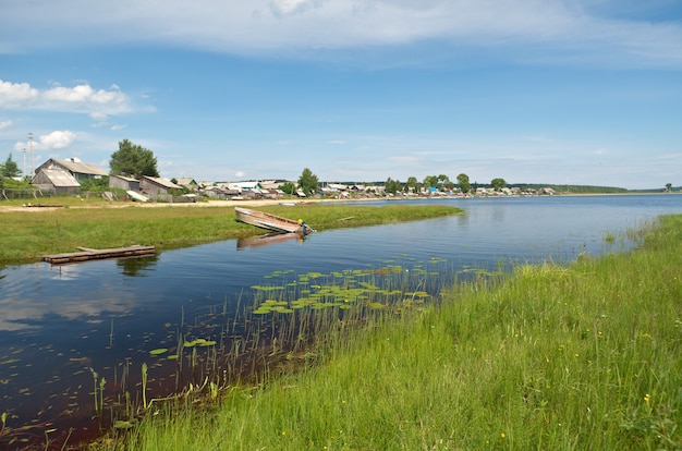 Lago Kenozero. Región de Arkhangelsk, Rusia