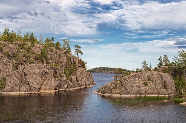 Lago Ladoga en Rusia