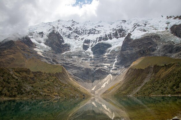 Lago de las montañas Humantay