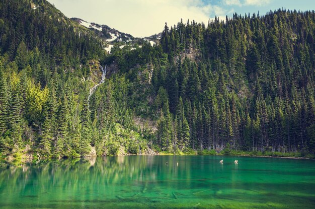 lago en las montañas