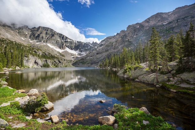 Lago de las montañas