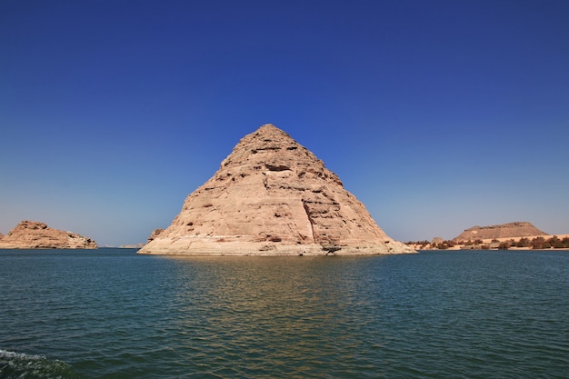 Foto lago nasser no egito, áfrica