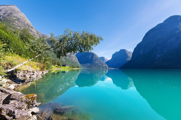 Lago en Noruega