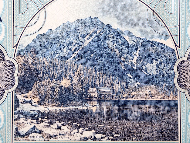 Lago poprad de dinheiro