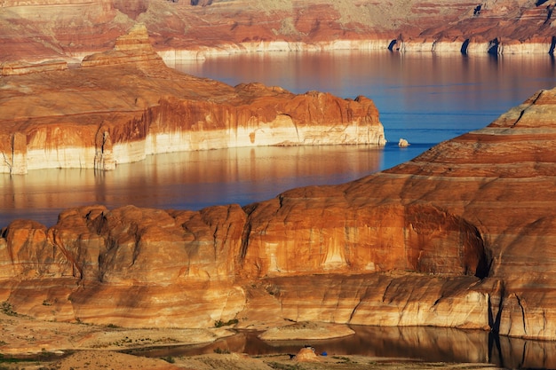 Lago powell, ponto alstrom, eua