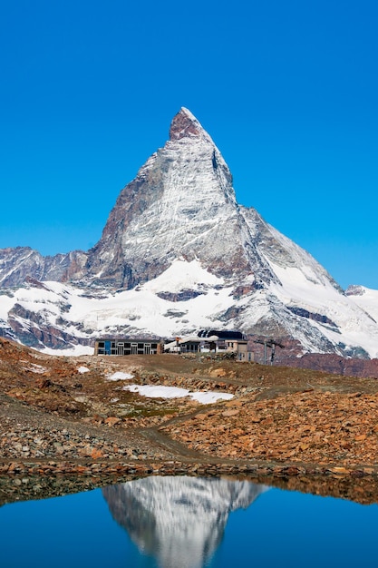 Lago Riffelsee e Matterhorn Suíça