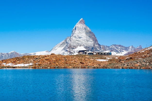 Lago Riffelsee e Matterhorn Suíça