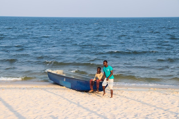 Lago Samfya y playa Samfya en Luapula, Zambia