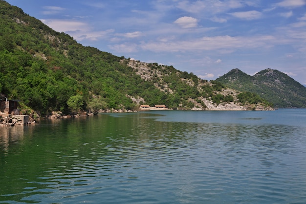 Lago Shkodra em Montenegro, Balcãs