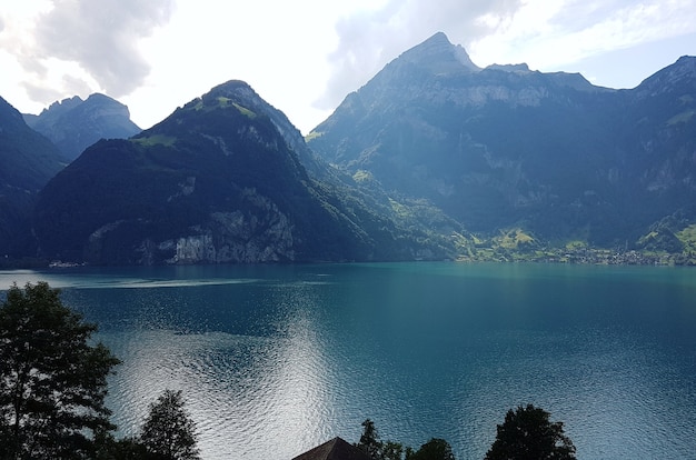 Foto lago suizo