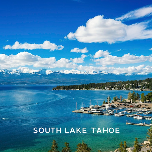 Lago Tahoe Sul Estados Unidos