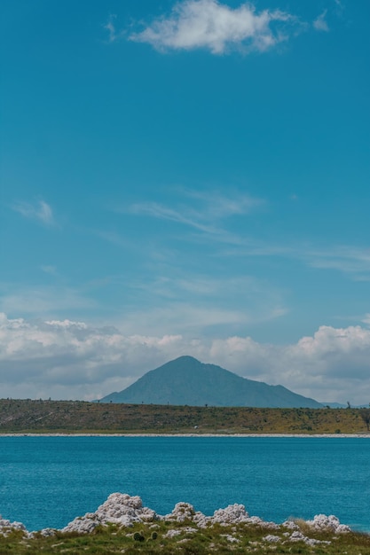 Lagoa Alchichica em Puebla, México