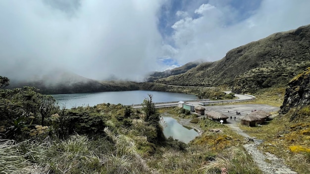 Lagoa da Lagoa Negra dos Andes Equatorianos