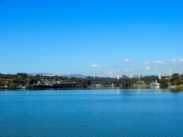 Foto lagoa da pampulha em belo horizonte, minas gerais