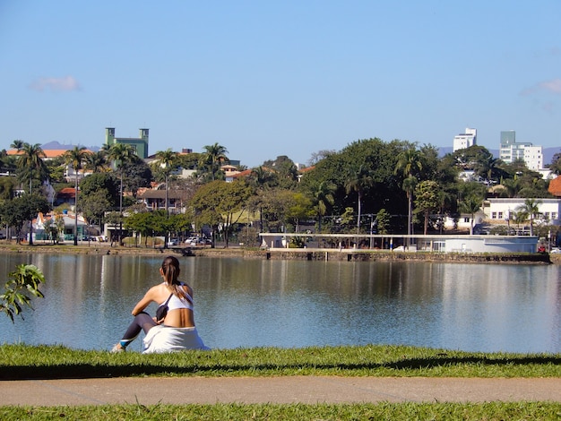 Lagoa da Pampulha em Belo Horizonte, Minas Gerais