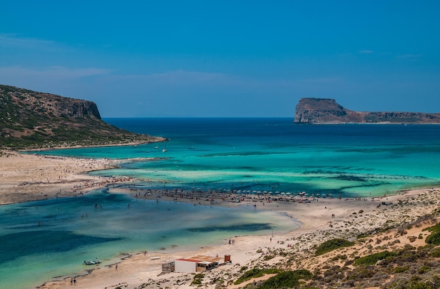 Lagoa de Balos em Creta