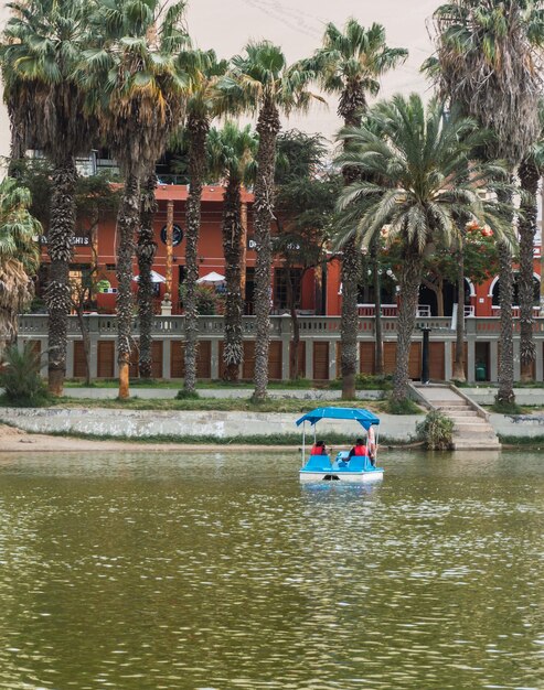 Lagoa Huacachina em Ica Peru