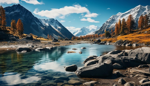 Lagos Ayryk nas montanhas Altai Suberia Rússia