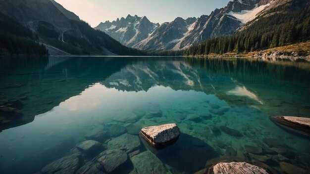 Foto lagos magog sumburst e cerulean