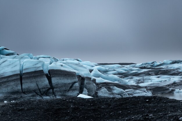 Laguna de hielo del glaciar Jokulsarlon, Islandia