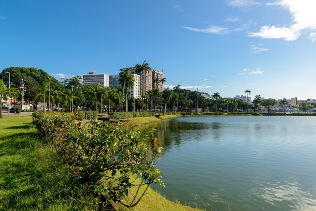 Laguna del Parque Solón de Lucena, Joao Pessoa, Paraíba, Brasil el 25 de junio de 2021.