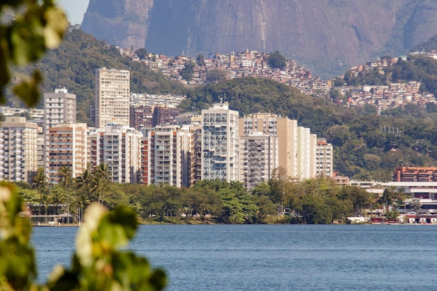 Laguna Rodrigo de Freitas en Río de Janeiro