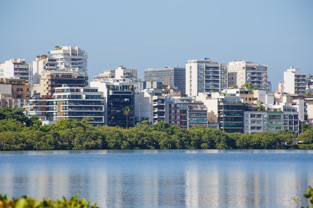 Laguna Rodrigo de Freitas en Río de Janeiro