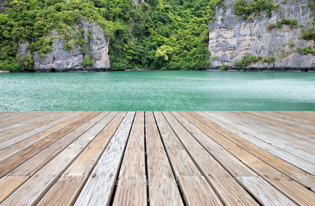 Lagune in der Natur