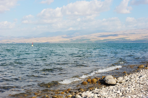 Lake Kinneret im Morgengrauen