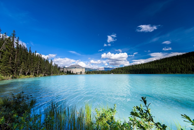 Foto lake louise, parque nacional de banff, canadá