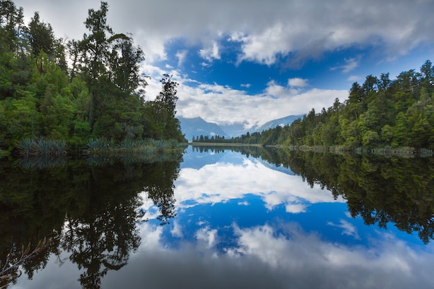 Lake Matheson in Neuseeland