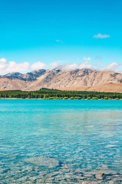 Foto lake tekapo neuseeland