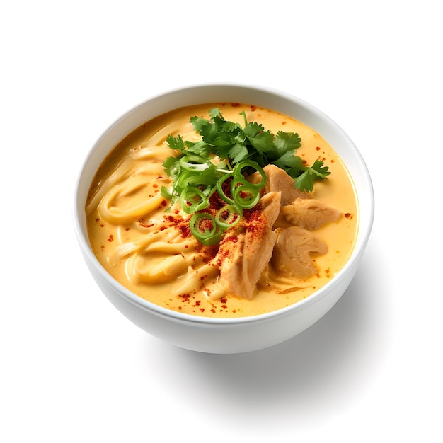 Laksa-Nudelsuppe