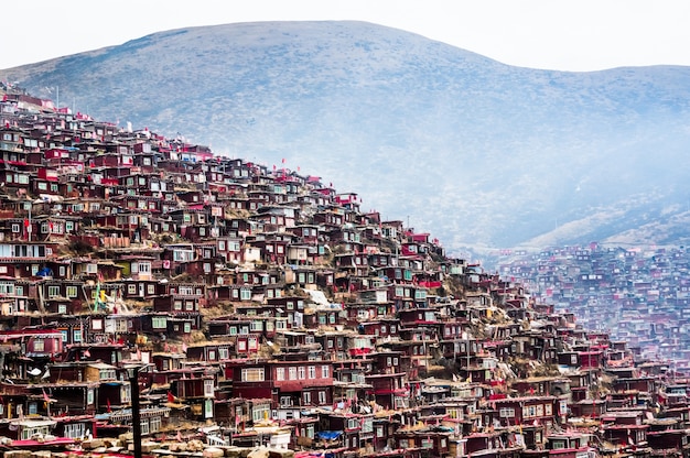 Lamasery en Seda, Sichuan, China.