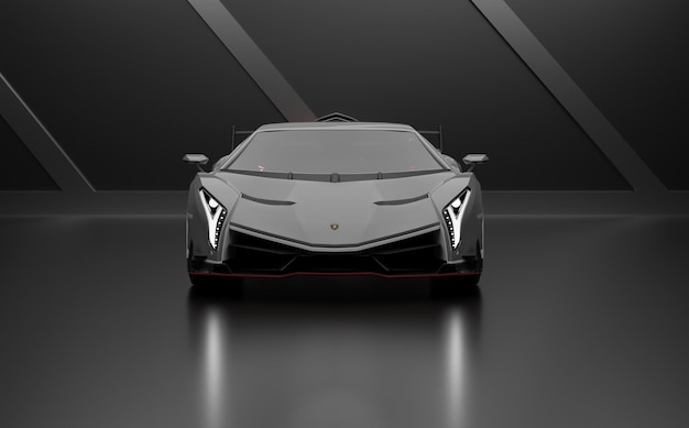 Lambroghini Veneno gerendertes 3D-Bild