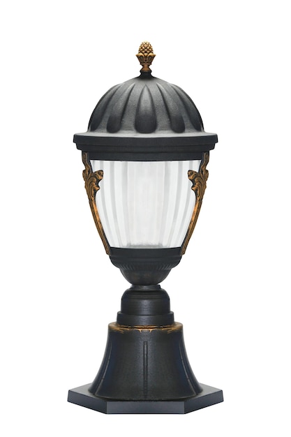Foto lâmpada de assoalho para decorar jardim ou passarela