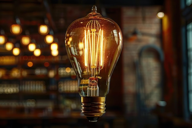 lâmpada de estilo Edison vintage para iluminação decorativa