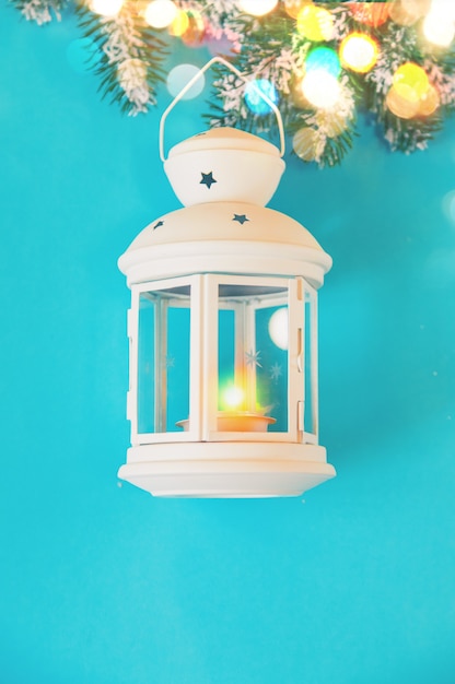 Foto lâmpada e decoração de natal