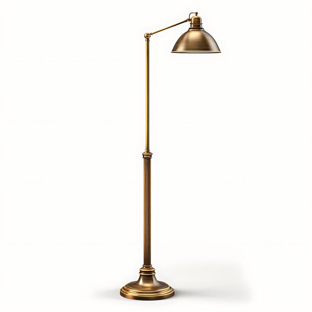 Lâmpada Swing Arm Design isolado elegante para criação de conteúdo de podcast e decoração de sala