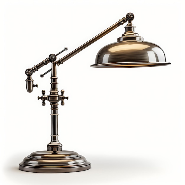Lâmpada Swing Arm Design isolado elegante para criação de conteúdo de podcast e decoração de sala