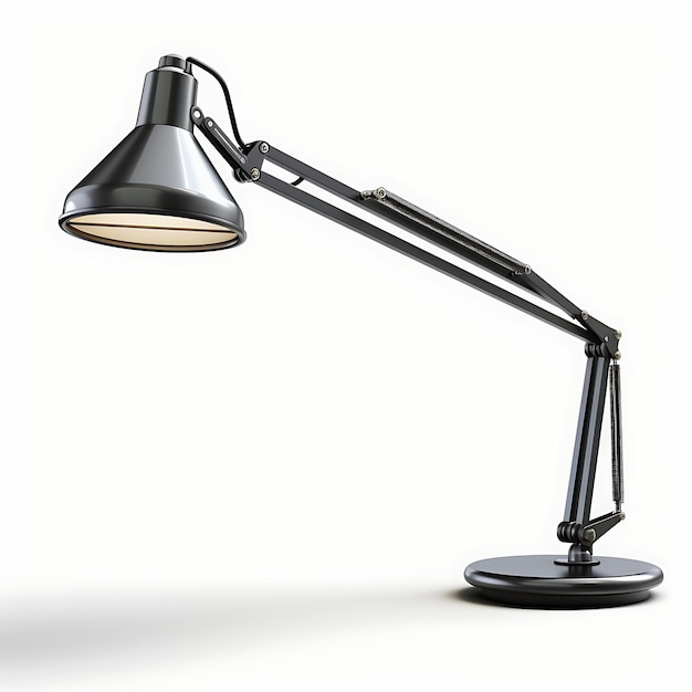 Lâmpada Swing Arm Design isolado elegante para criação de conteúdo de podcast e decoração de sala